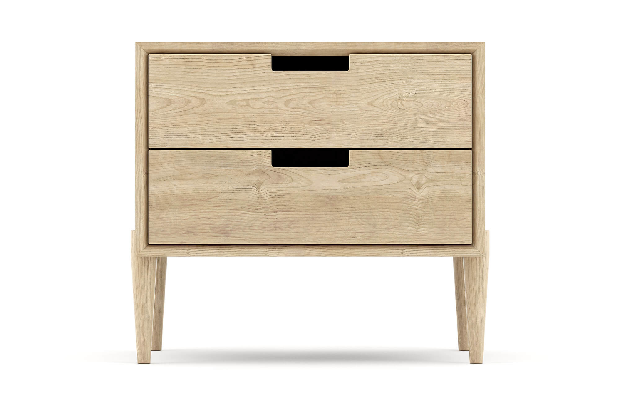 G: Shown in White Oak with handle cutouts