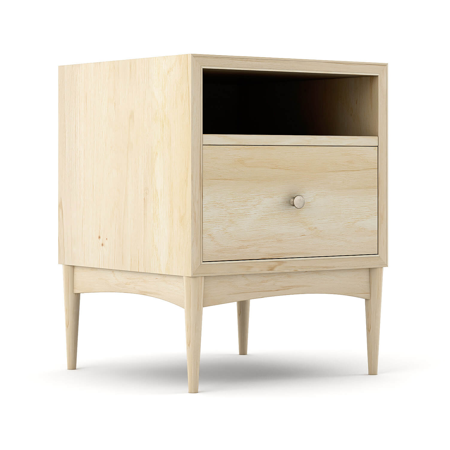 Shown in Maple with matte bronze knob