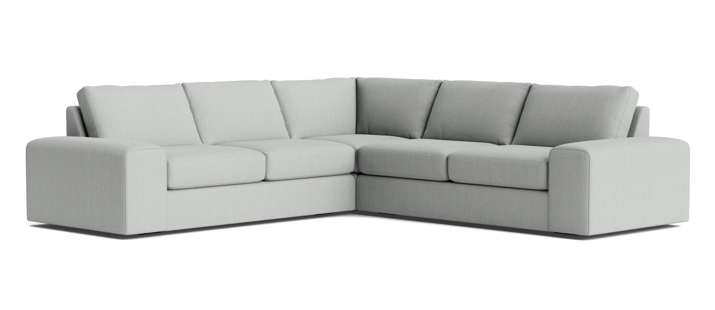 G: Blumen Corner Sectional in Juneberry Jicama fabric