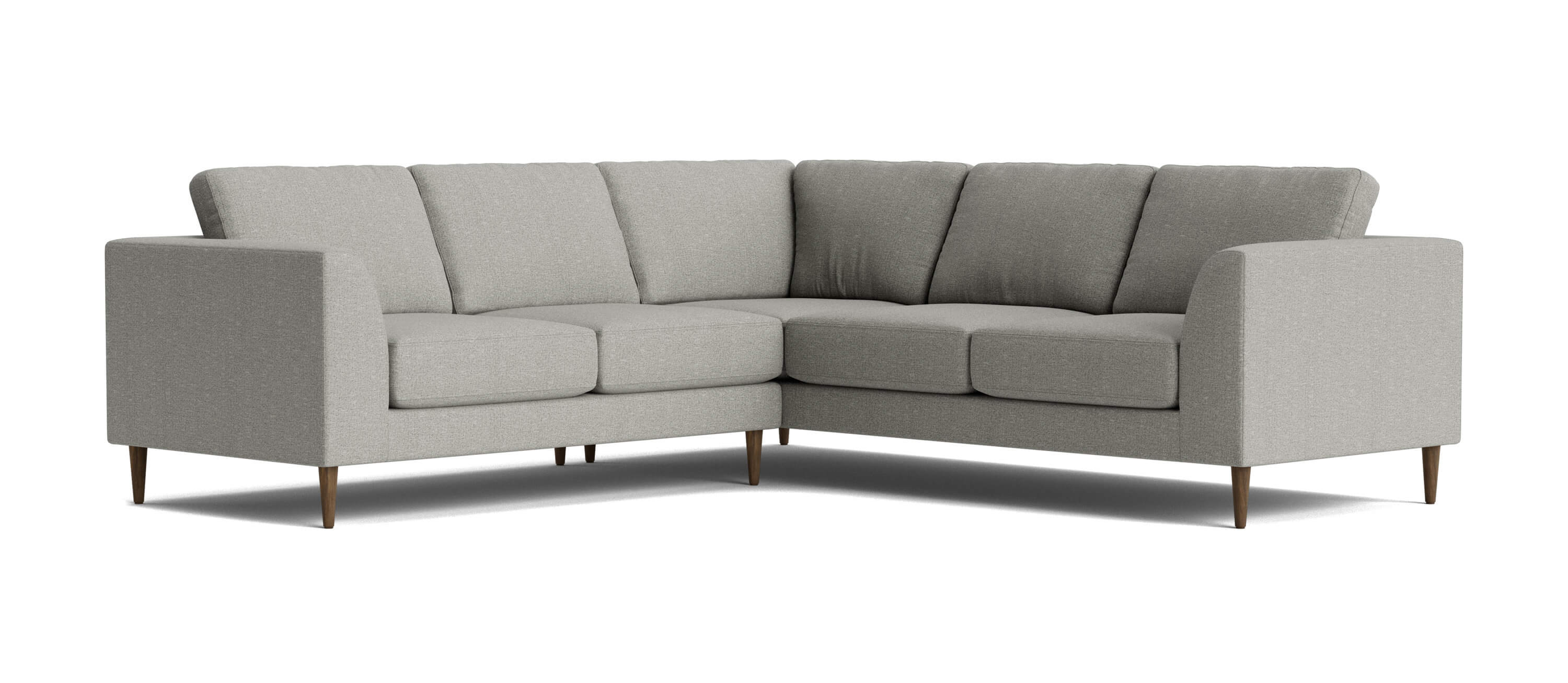 G: Dekayess Corner Sectional in Mahonia Linen fabric