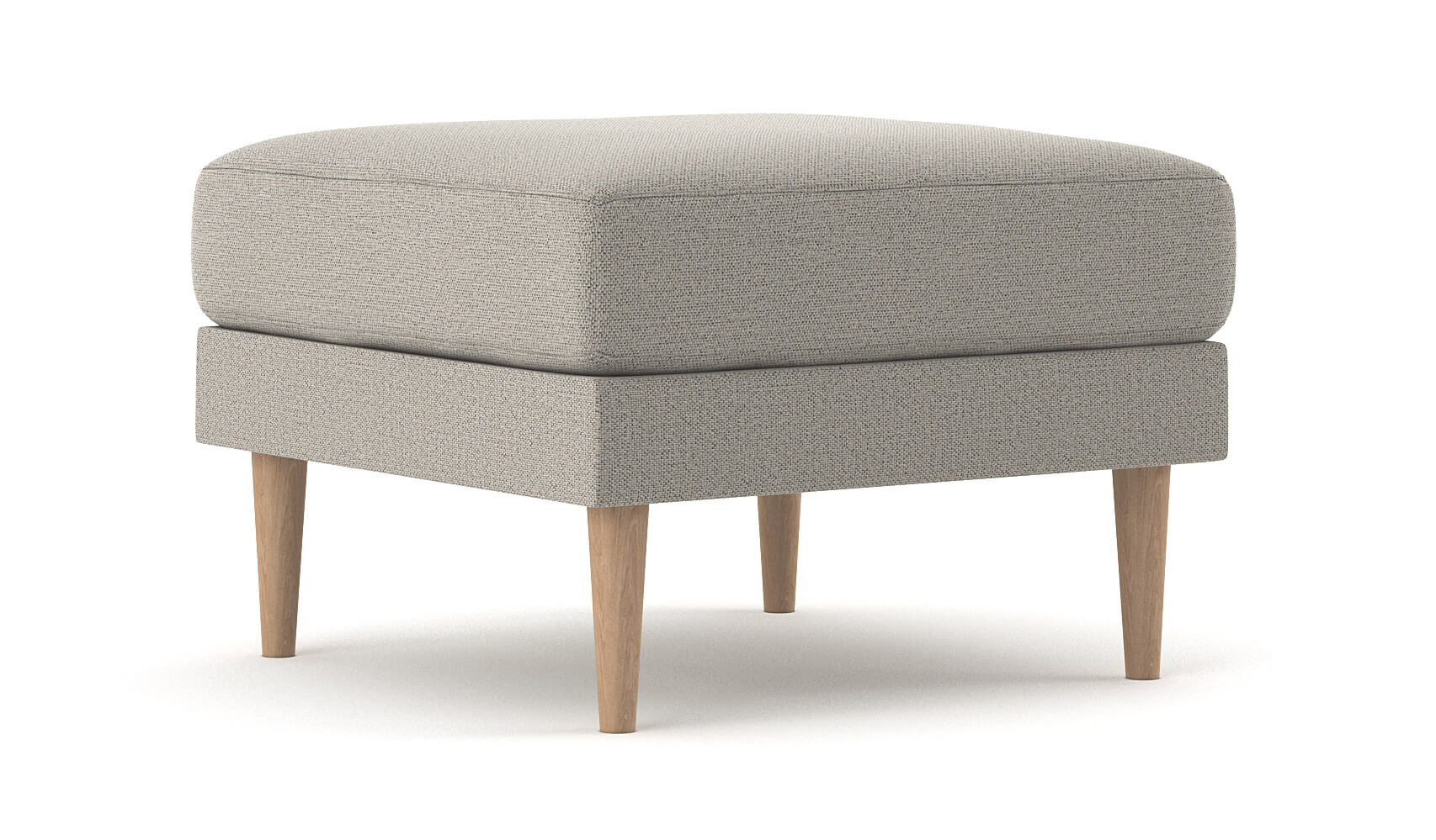 G: Dekayess Ottoman shown in Texture Oyster fabric and Thom Cafe legs