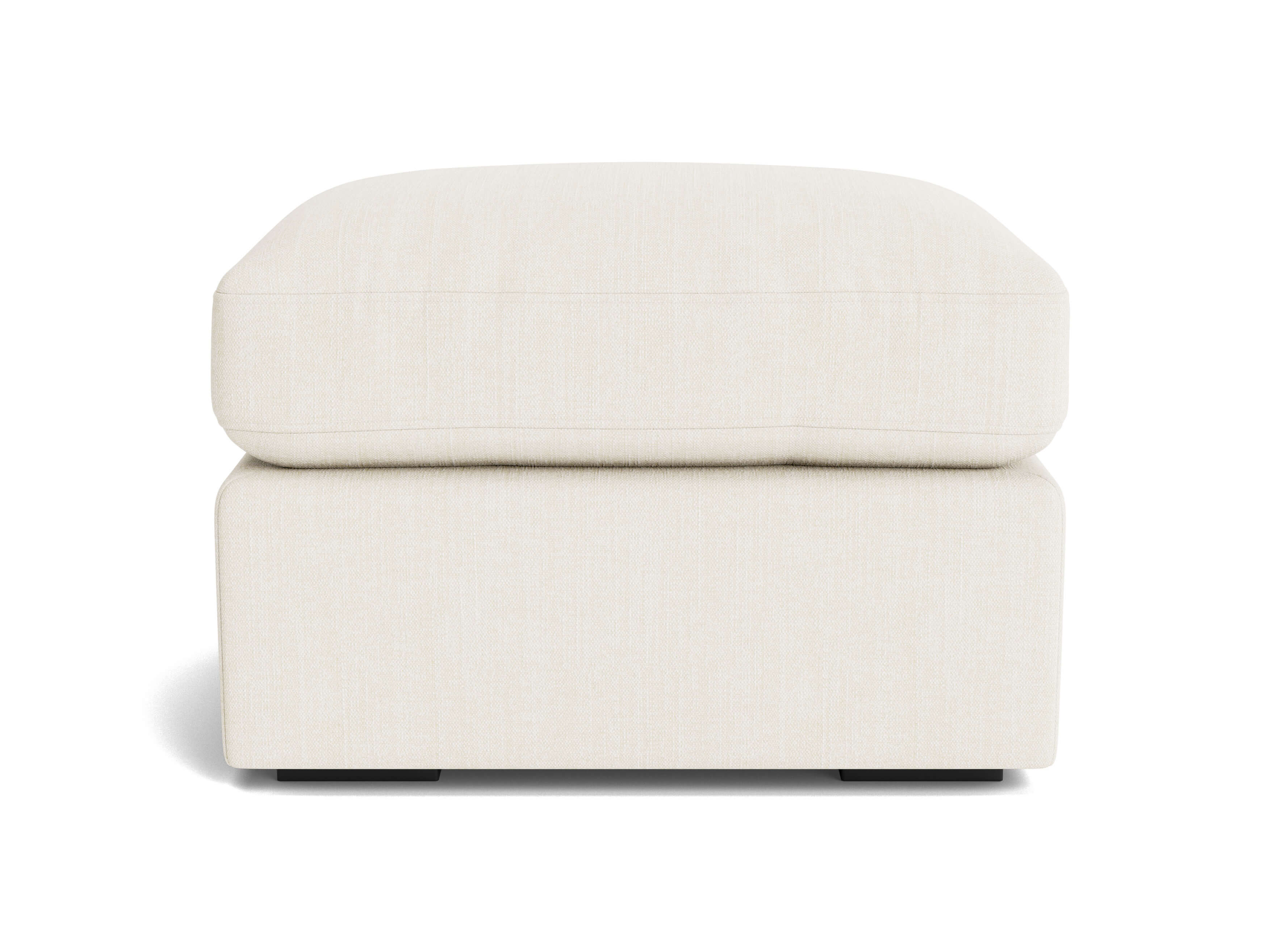 G: Franklin Ottoman in Juneberry Jasmine fabric