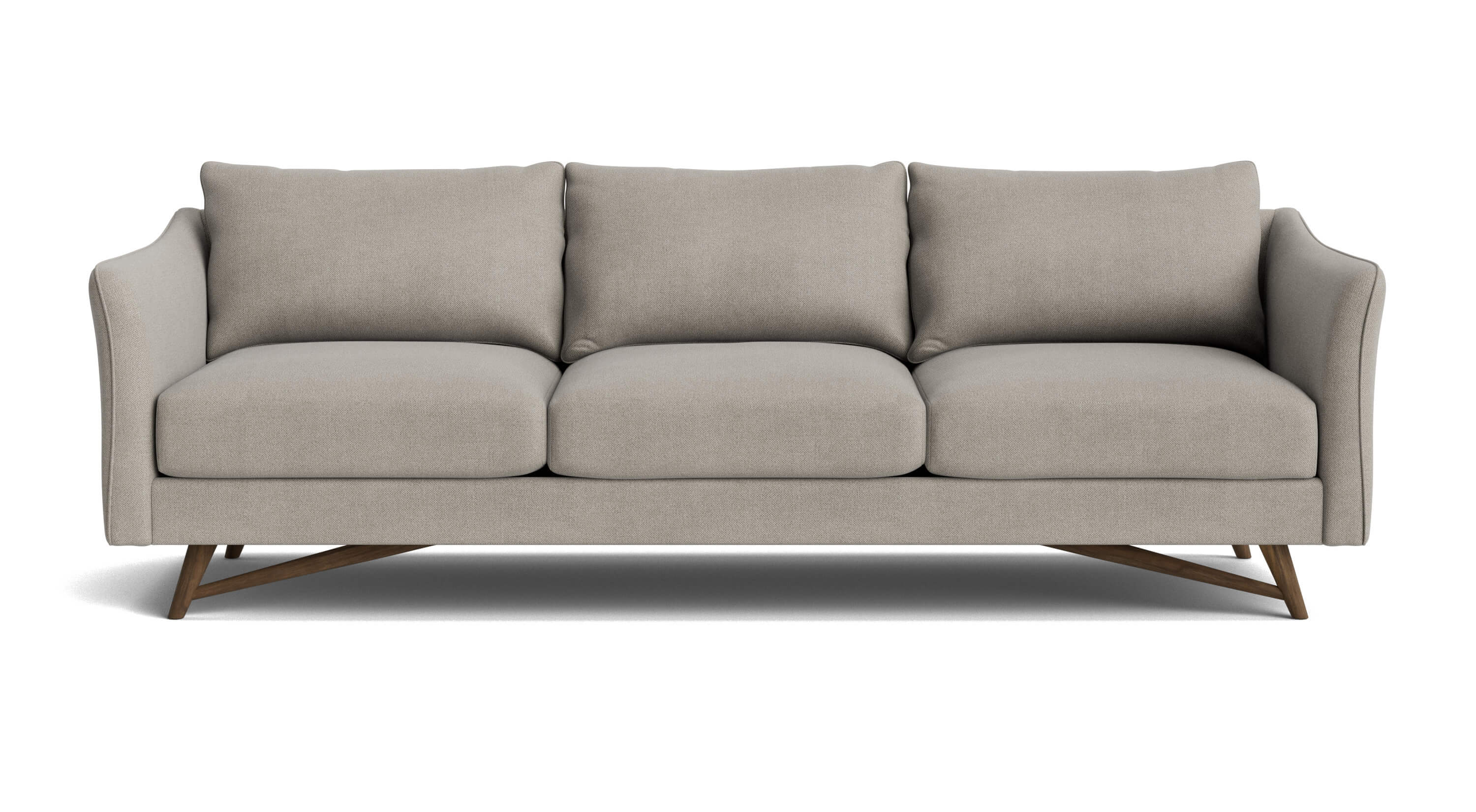 G: Gio Sofa in Stonecrop Linen Flax fabric