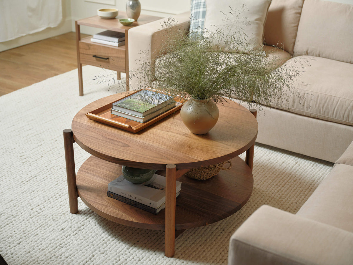 IRL: Iris Coffee Table in Walnut