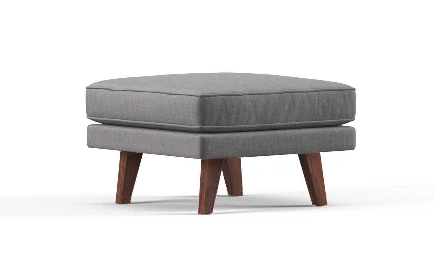 Shown in Smart Aluminum fabric with the walnut base