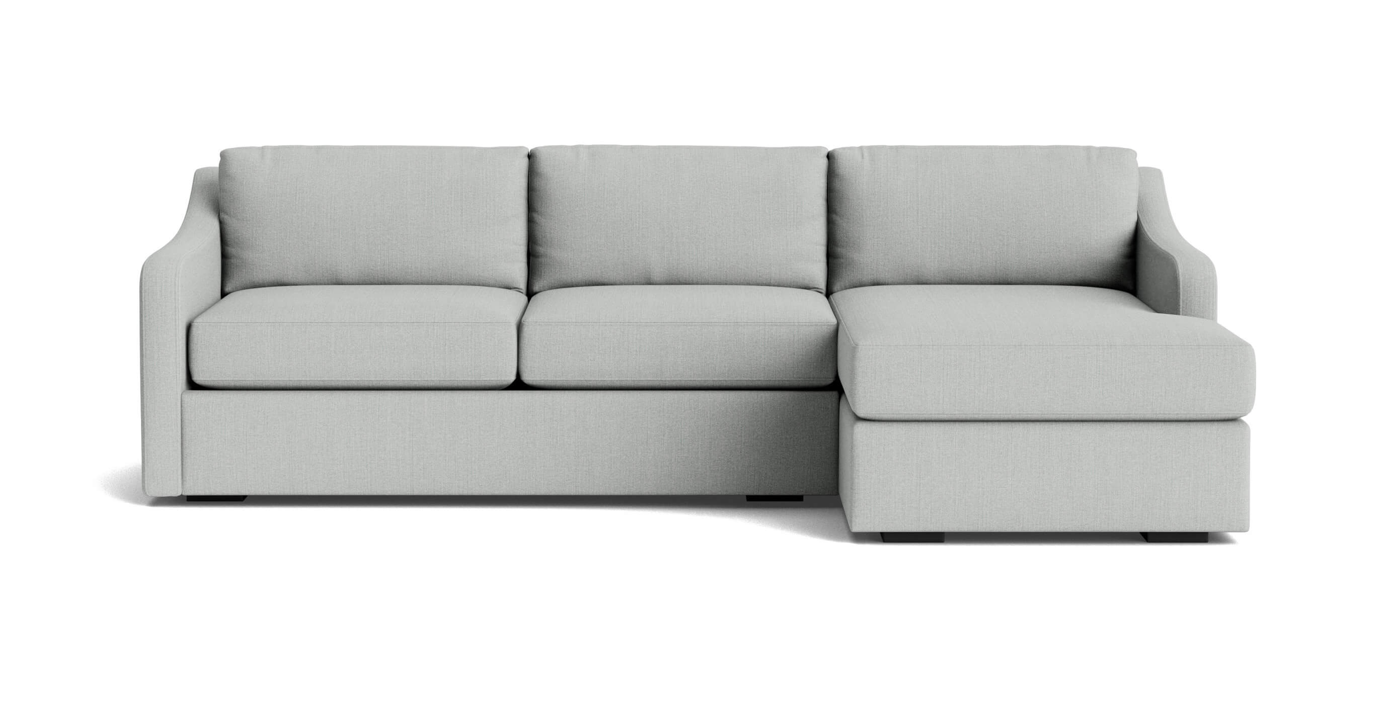 G: Meera Chaise Right Sectional in Juneberry Jicama fabric