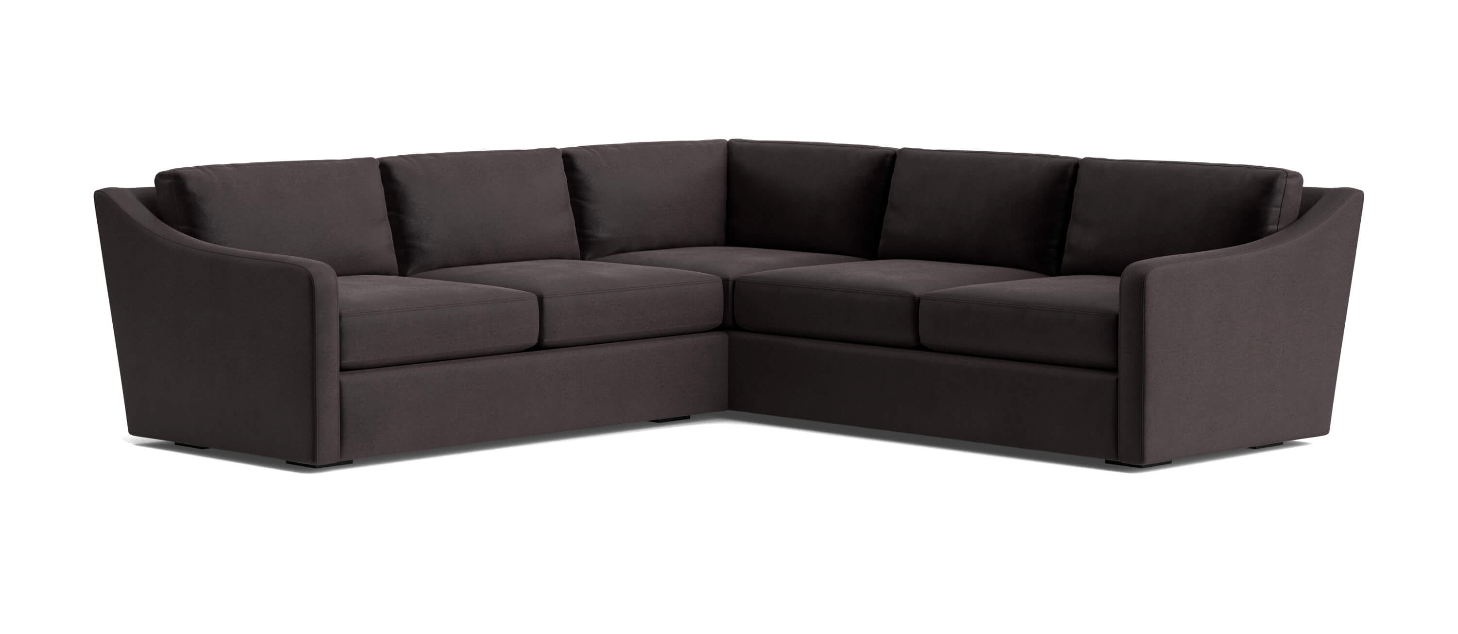 G: Meera Corner Sectional shown in Aster Velvet Mink