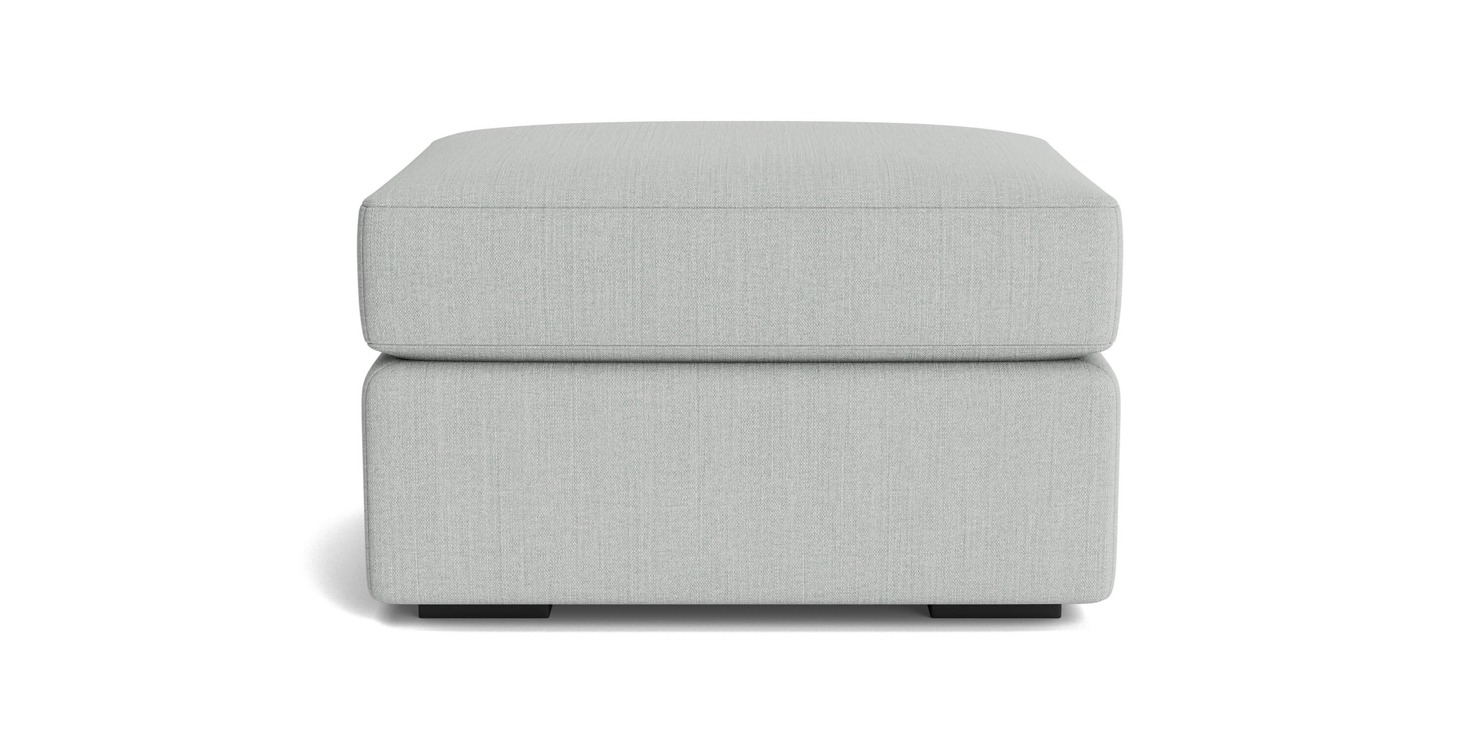 G: Meera Ottoman in Juneberry Jicama fabric