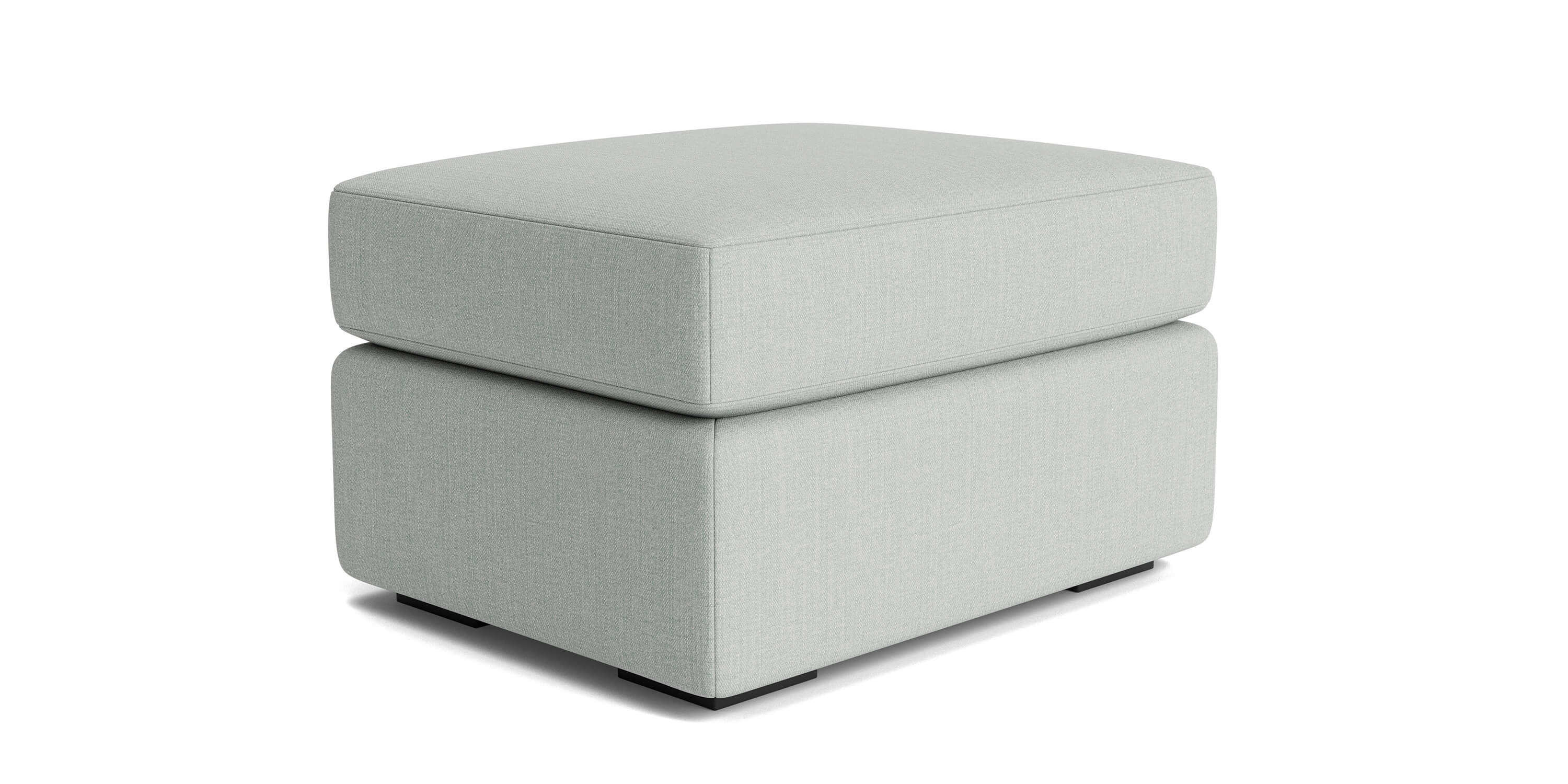 G: Meera Ottoman in Juneberry Jicama fabric