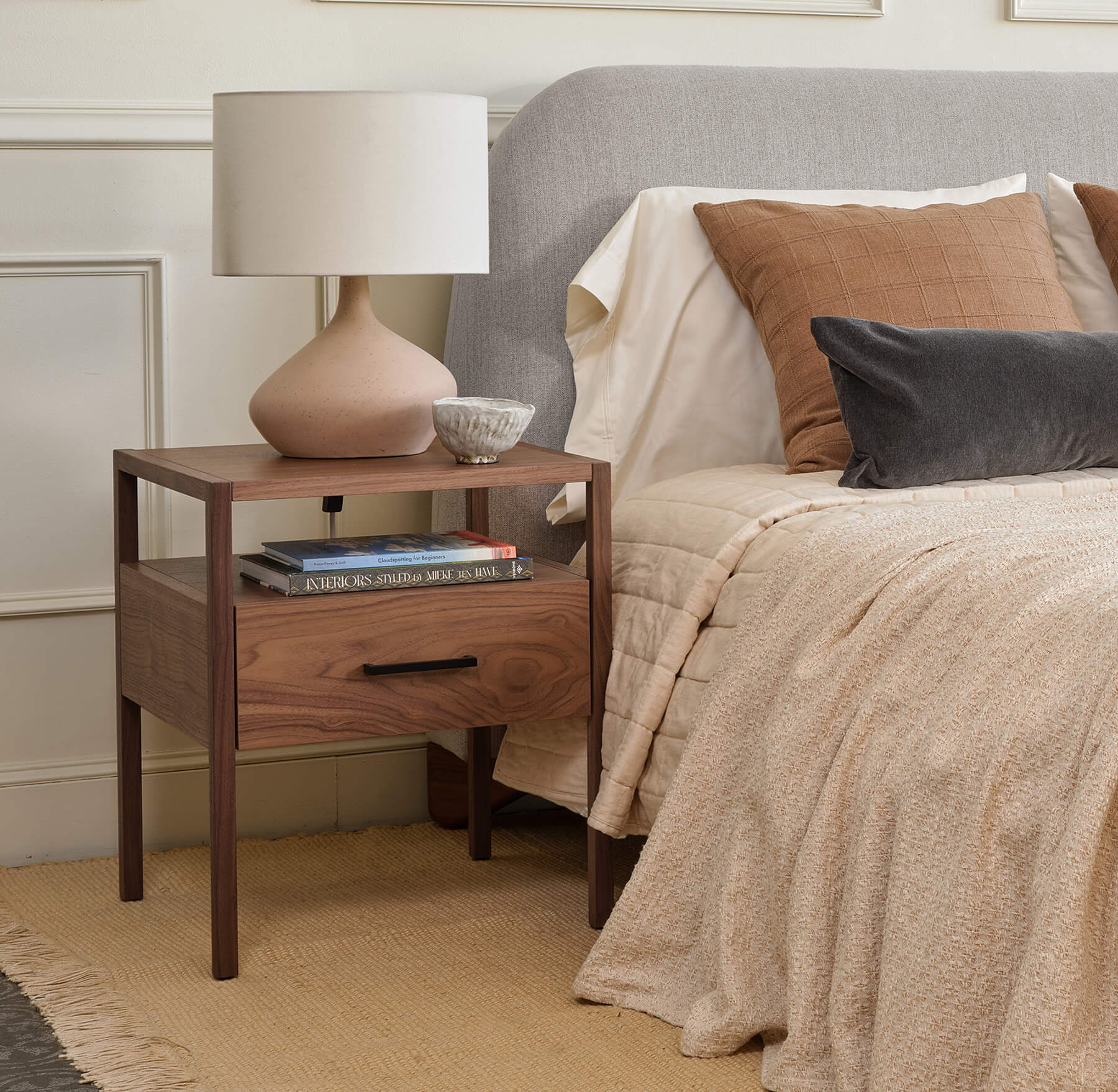 Palder Nighstand in Walnut