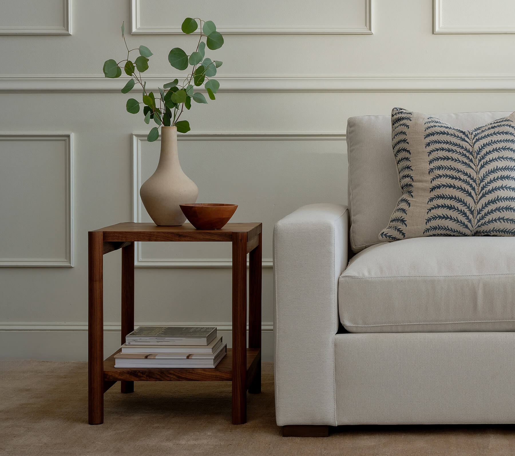 IRL: Rio Chair in Alpine Oyster fabric