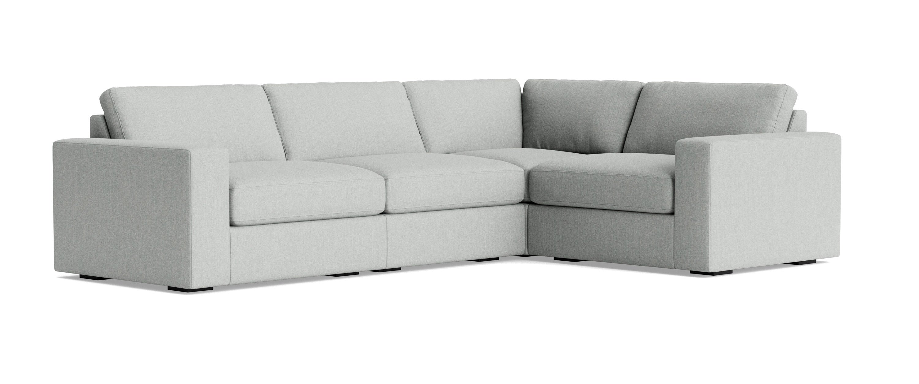 G: Rio Plush Modular Corner Sectional in Juneberry Jicama fabric