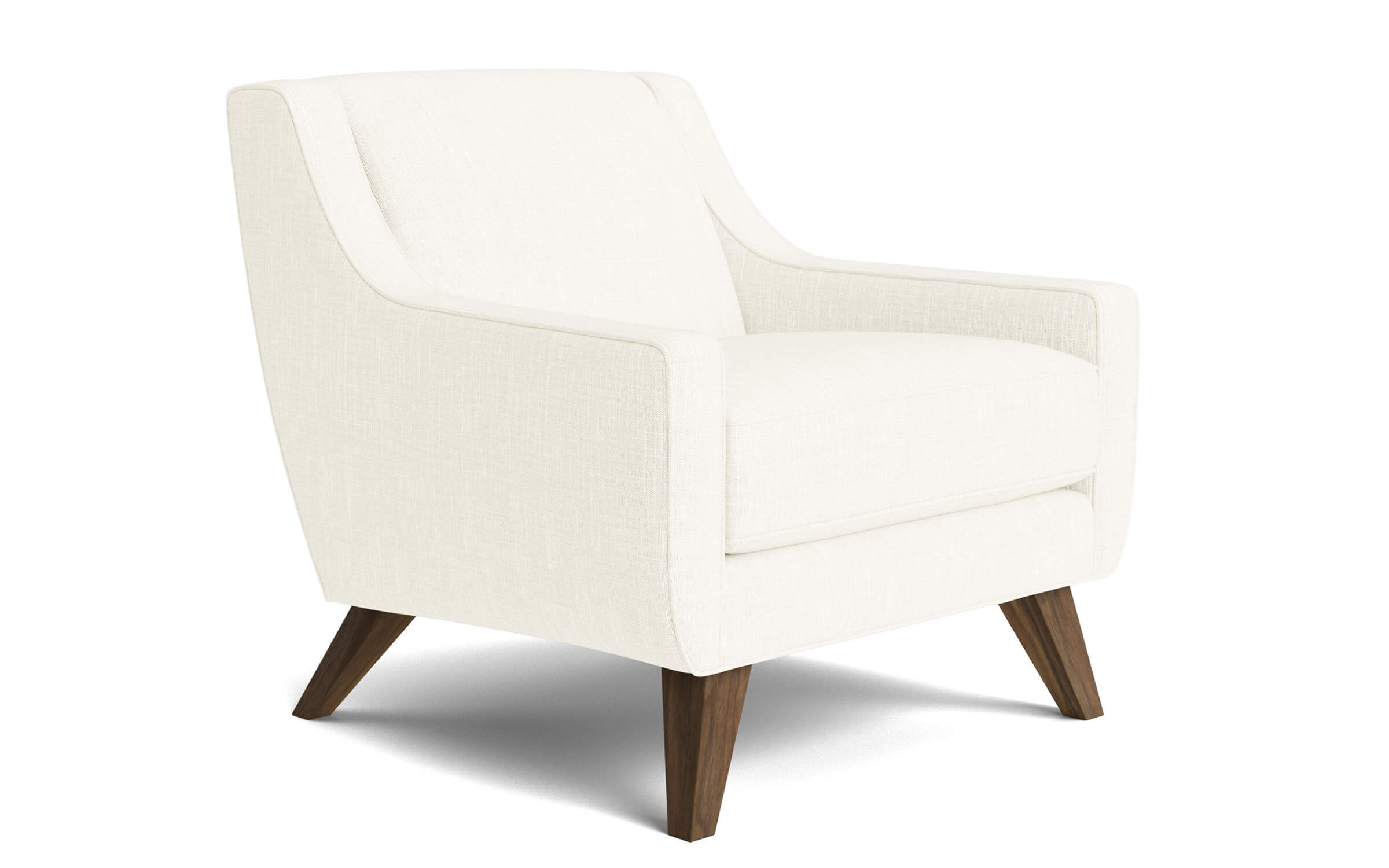 G: Zavis Chair in Larkspur Pearl fabric and cafe legs