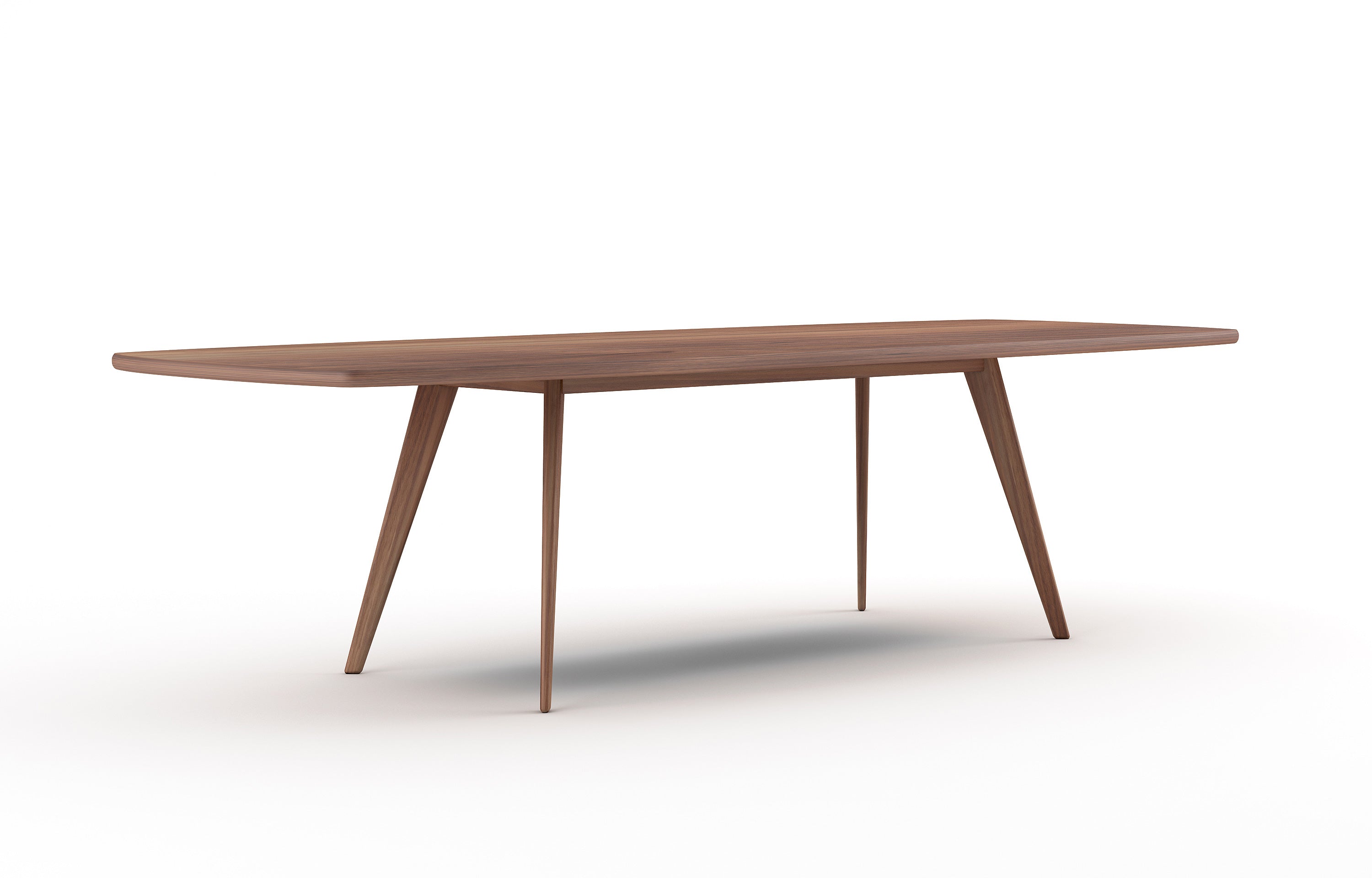 Large Danu Dining Table in Walnut from Angle