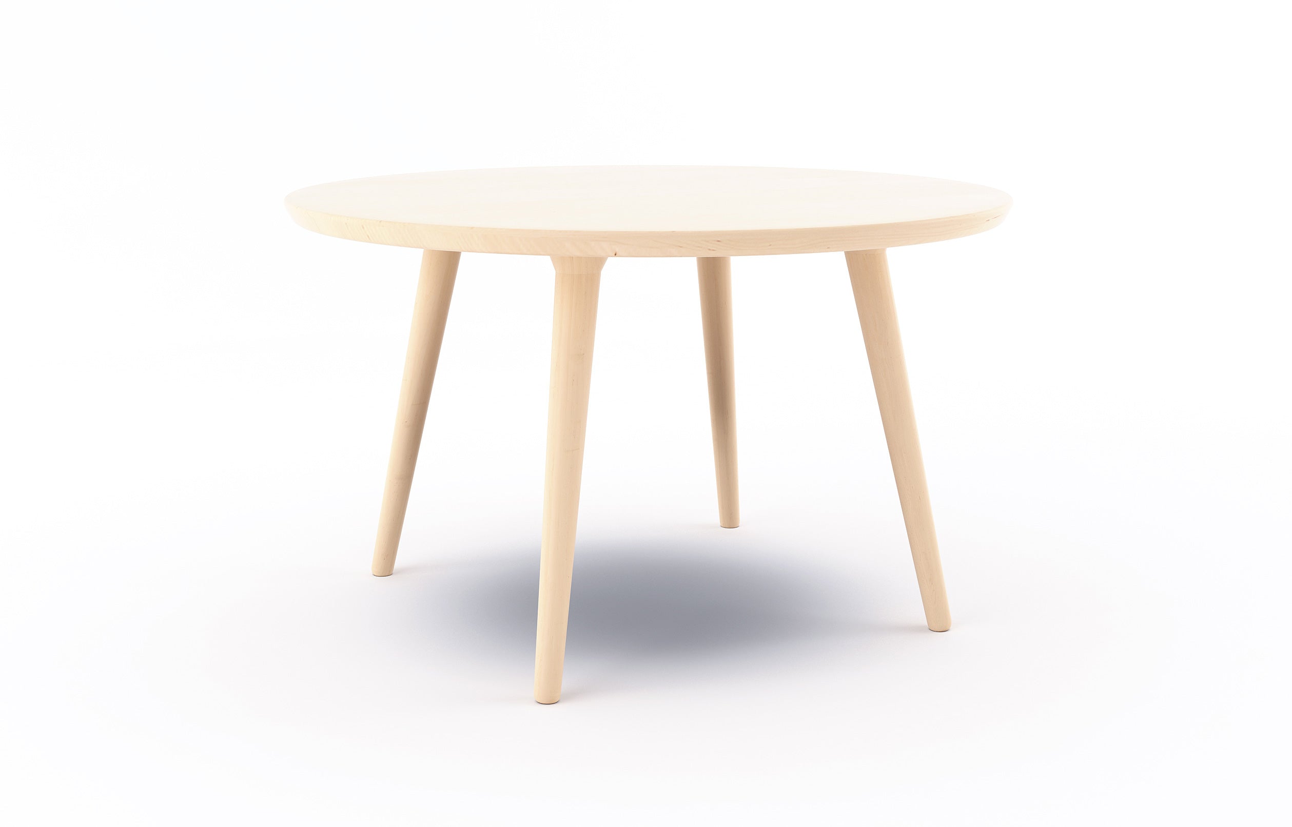 Voya Round Dining Table in Maple Small