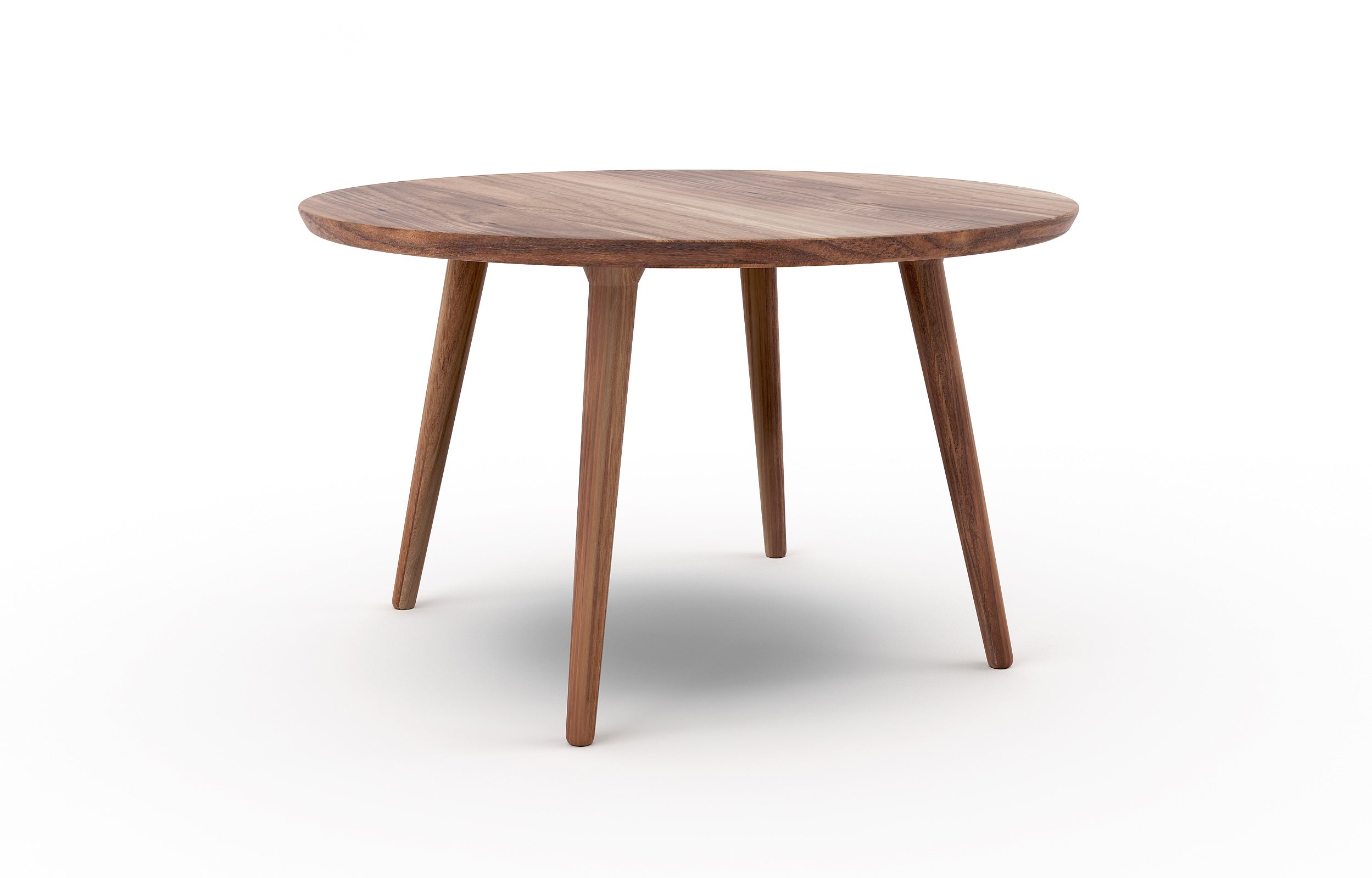 Voya Round Dining Table in Walnut Small