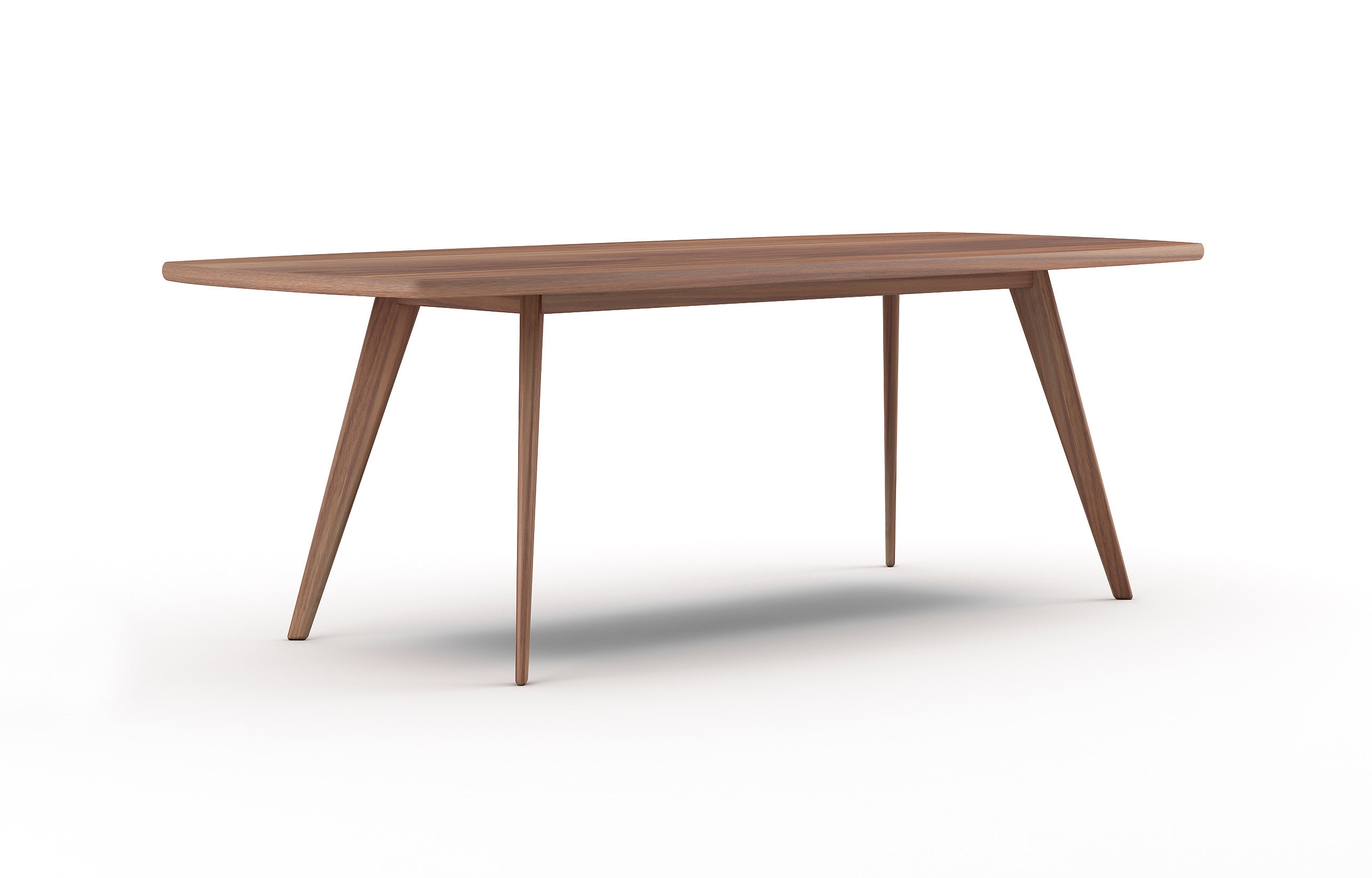 Danu Dining Table in Walnut from Angle