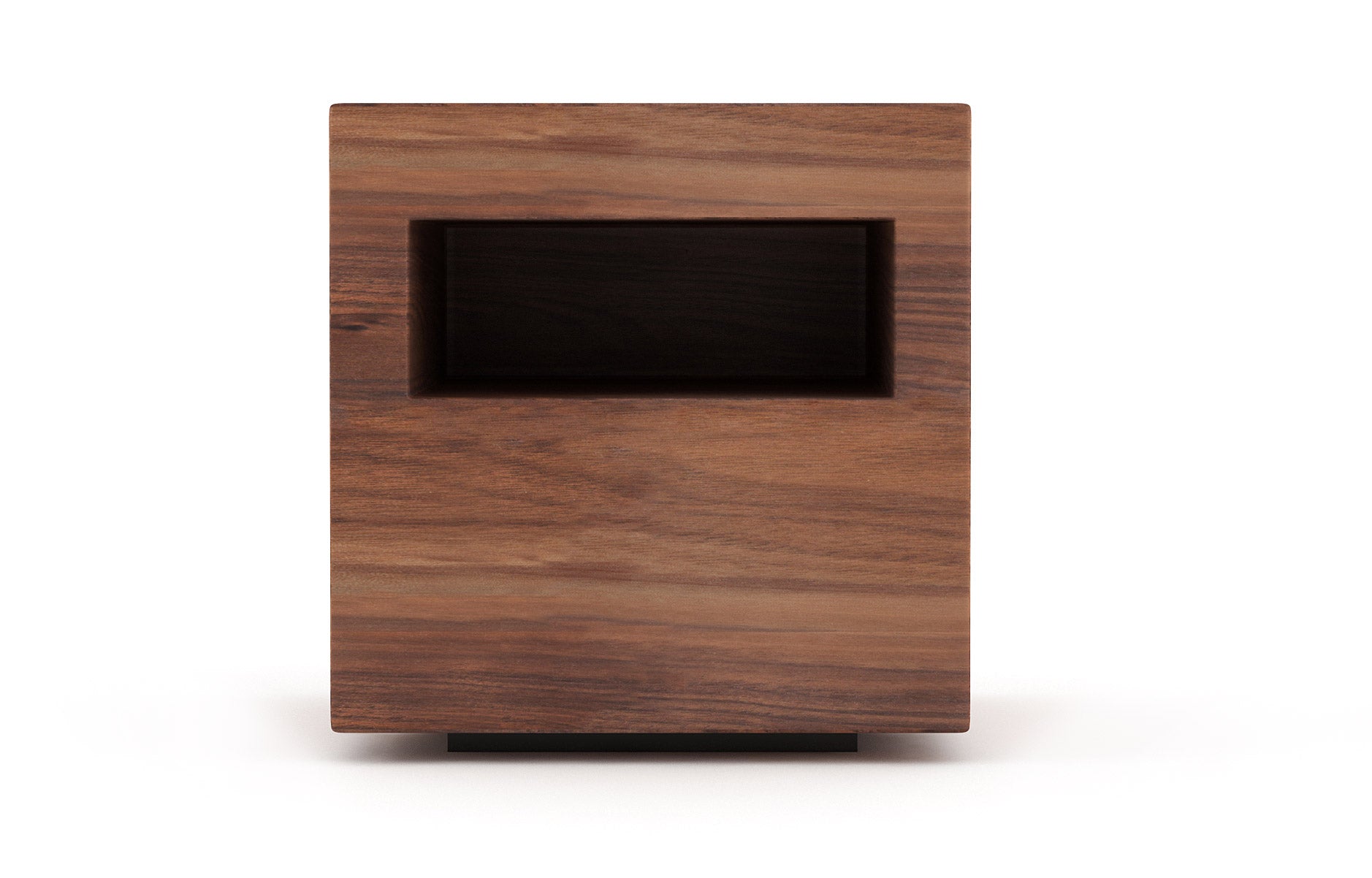 Shown in Walnut wood