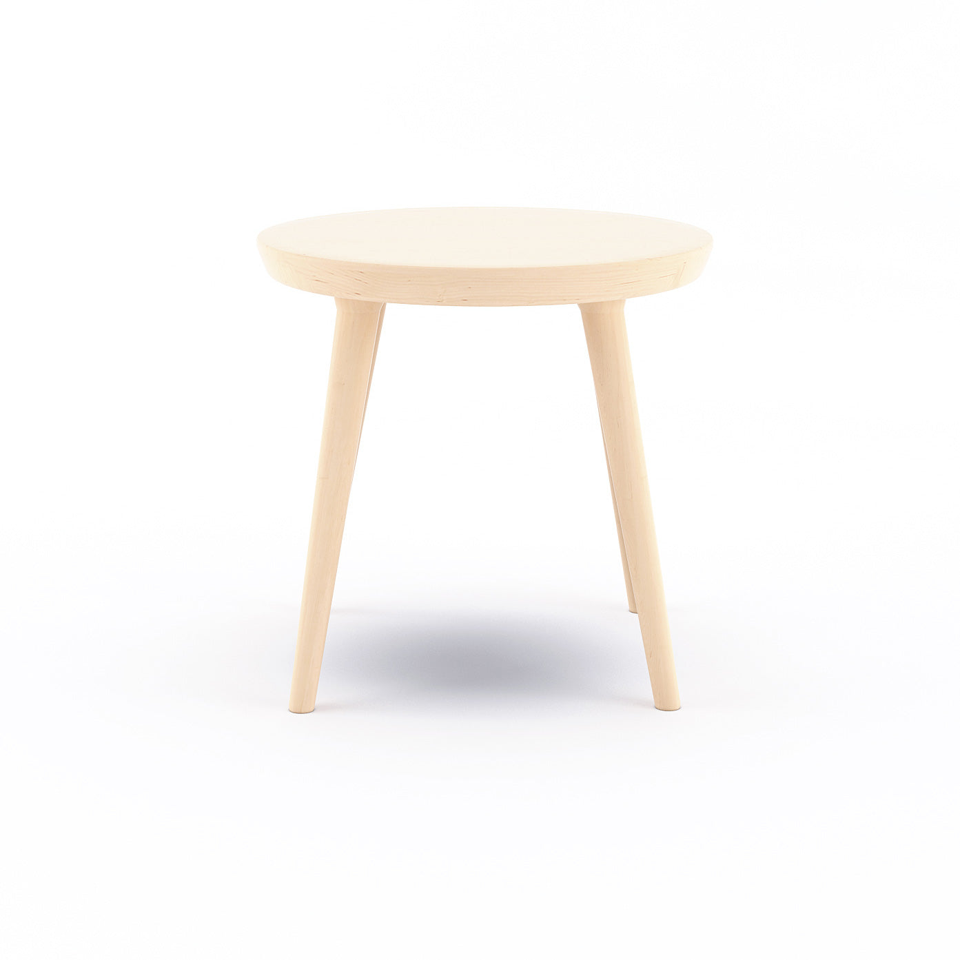 Voya Side Table in Maple from Side