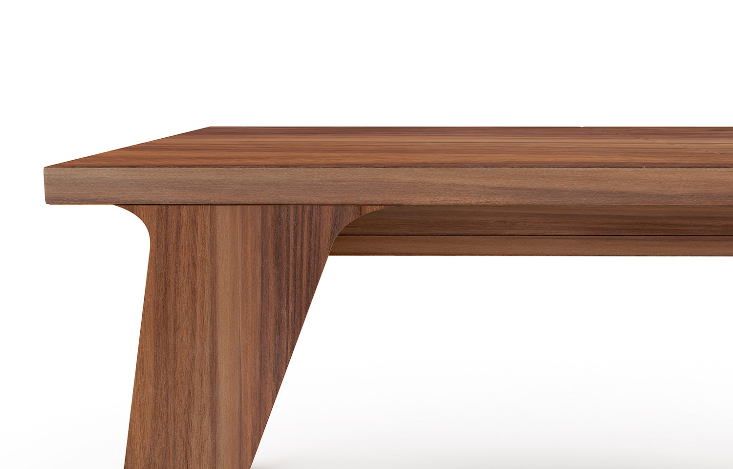Corner of Palder Extendable Dining Table in Walnut