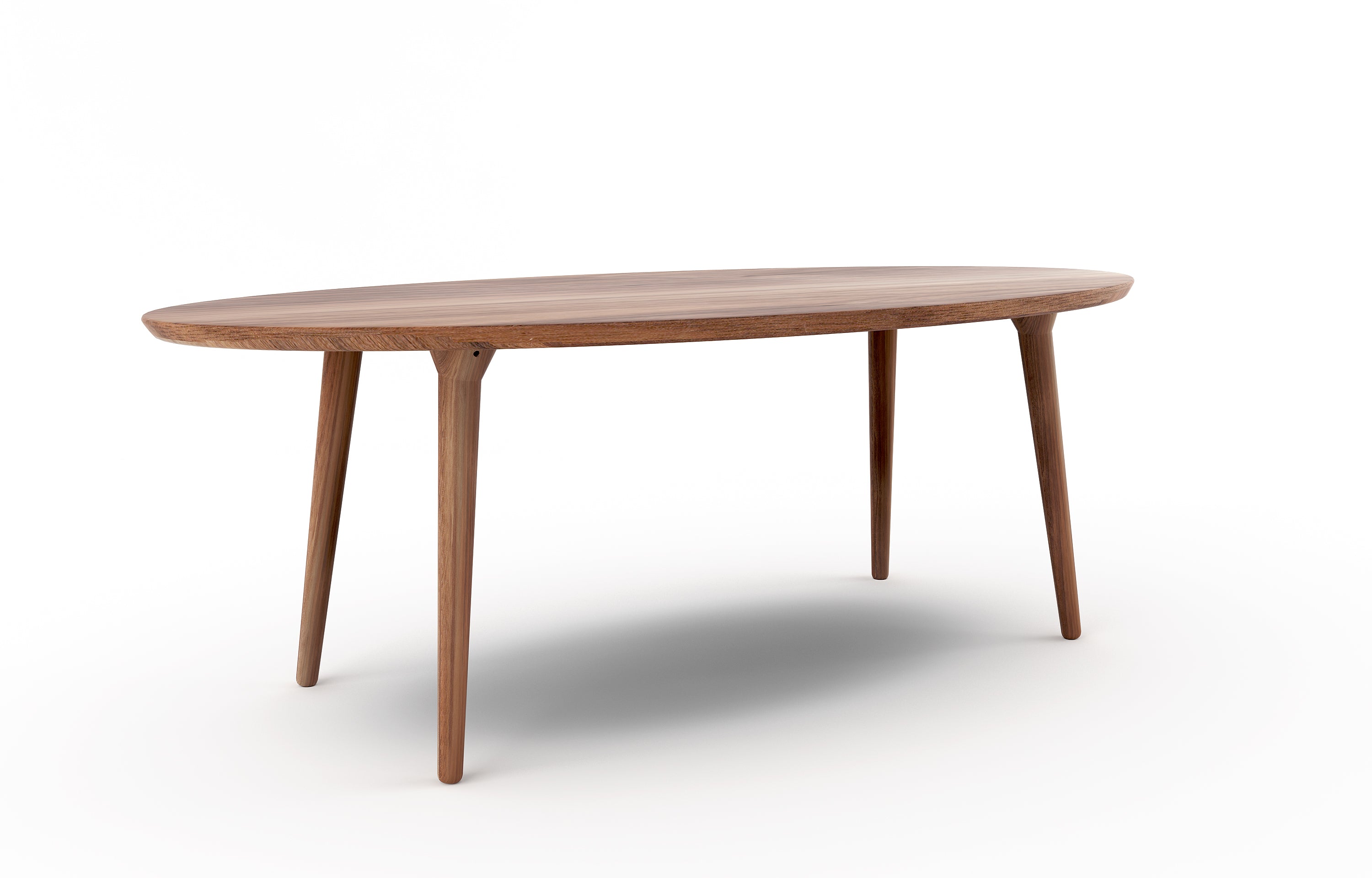 Voya Oval Dining Table in Walnut