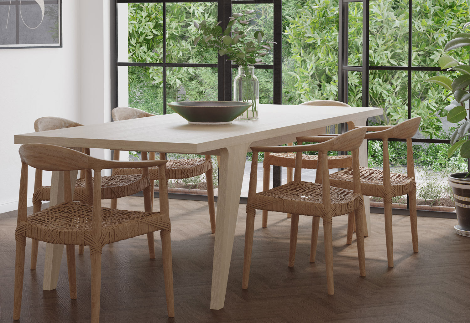 Maple wood dining online set