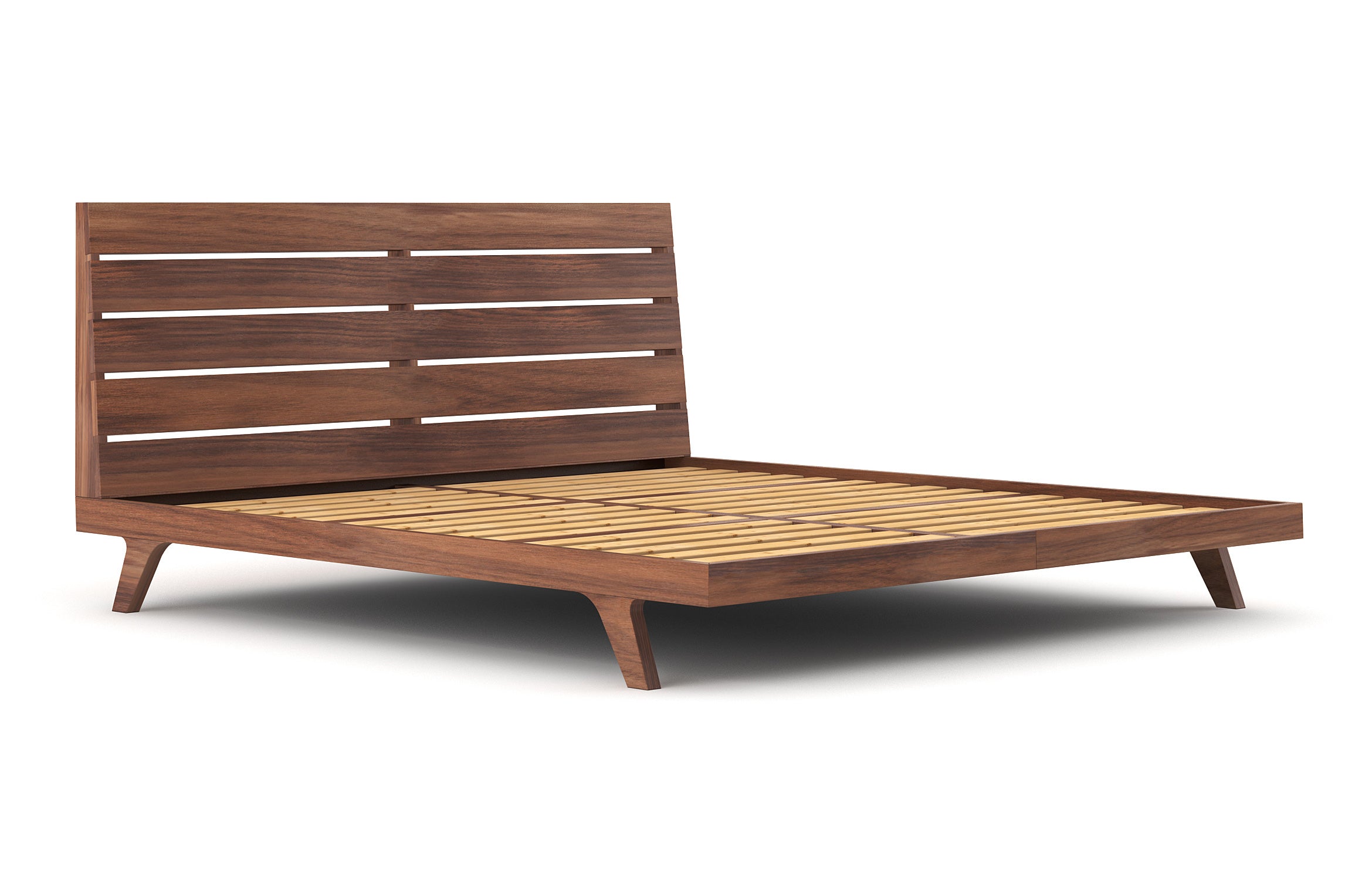 Palder Bed in Queen and Walnut