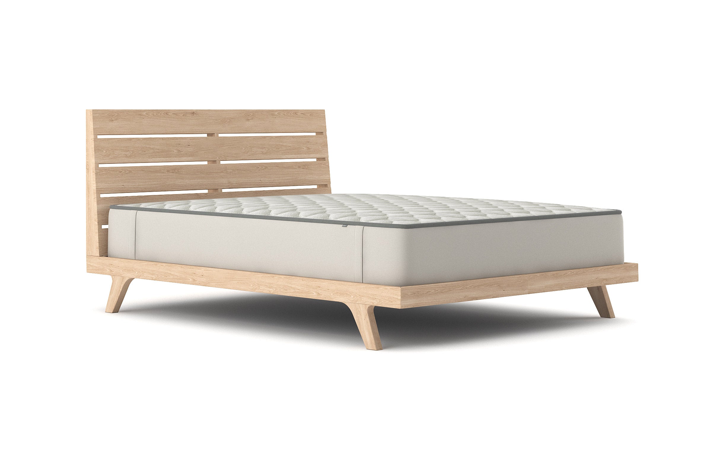 Palder Bed in Queen Maple with mattress