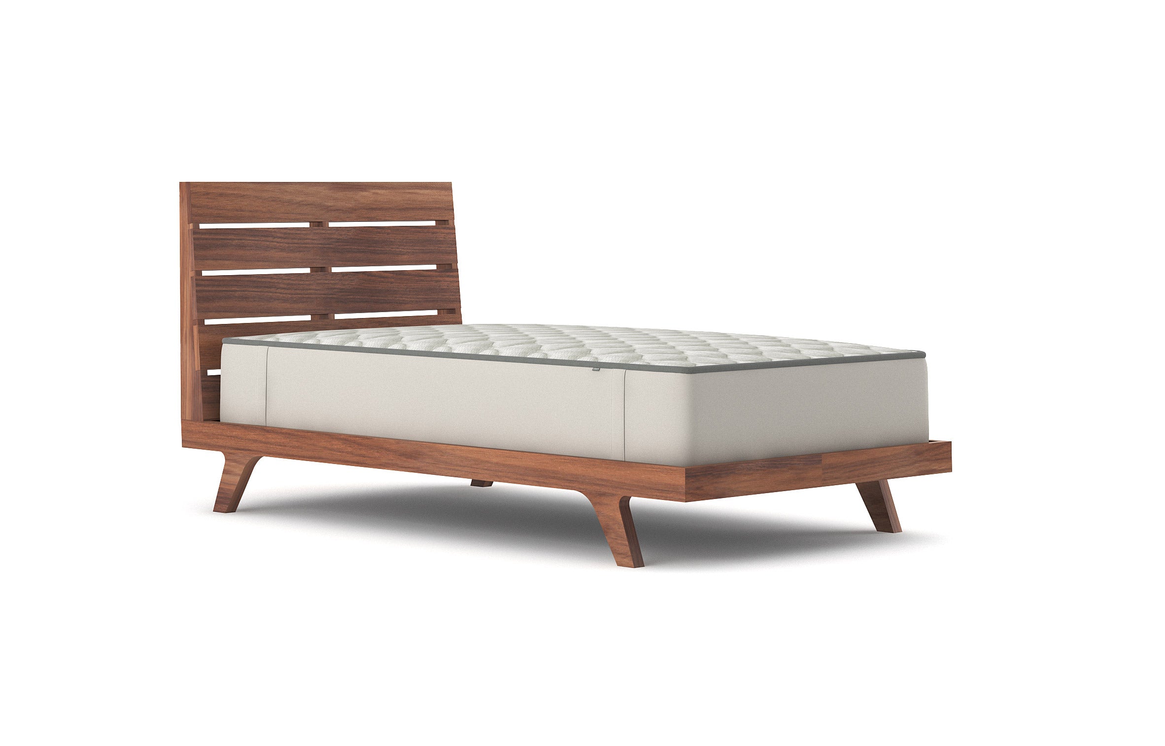 Palder Bed in Walnut with mattress