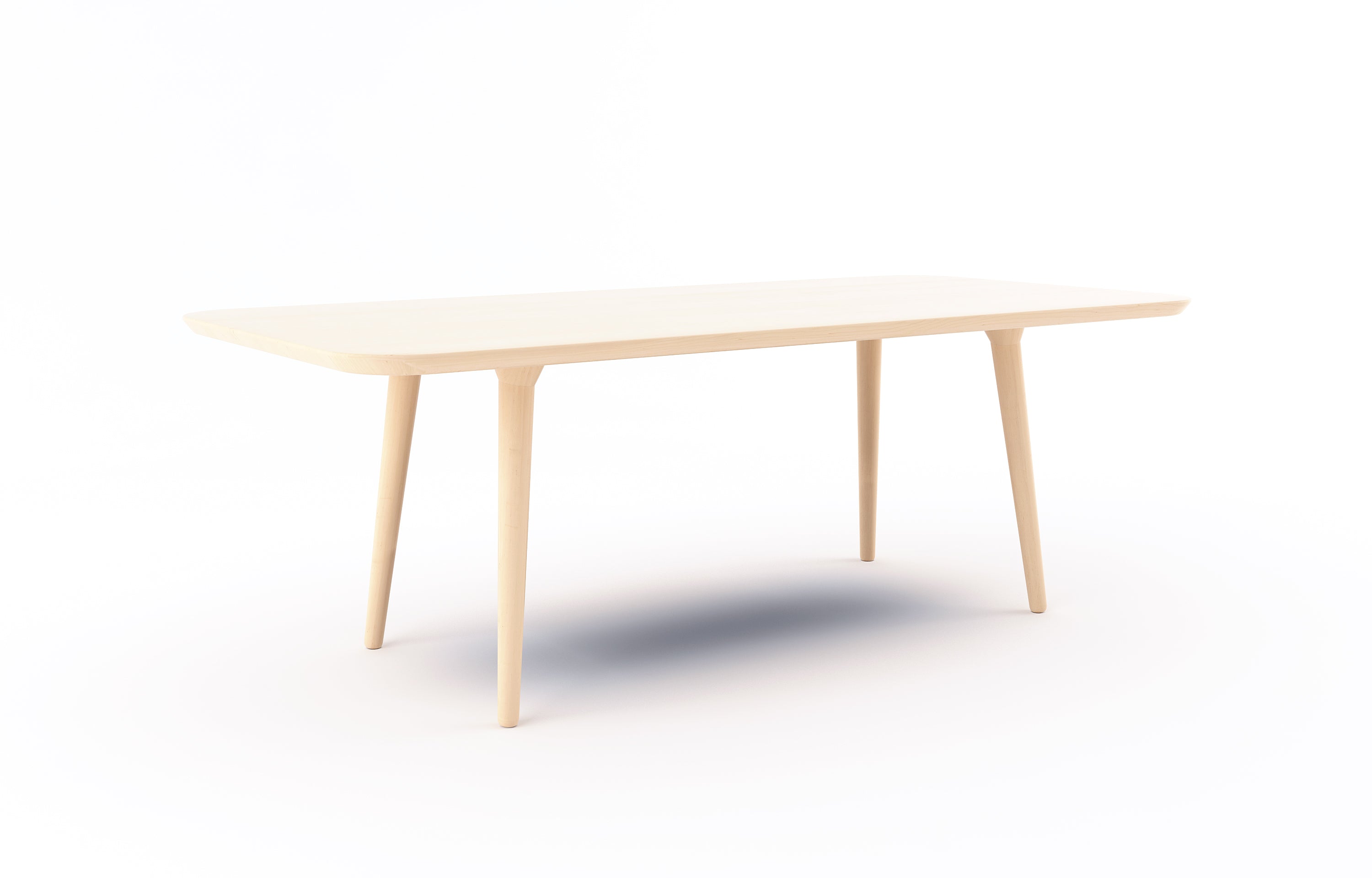 Voya Rectangular Dining Table in Maple from Angle