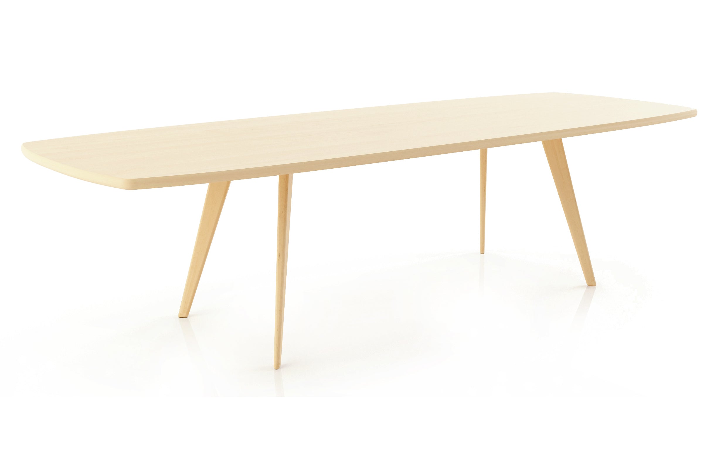 Large Danu Dining Table in Maple from Angle
