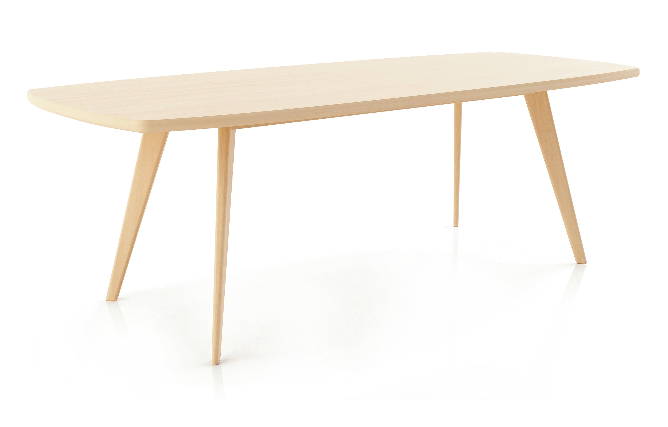 Danu Dining Table in Maple from Angle