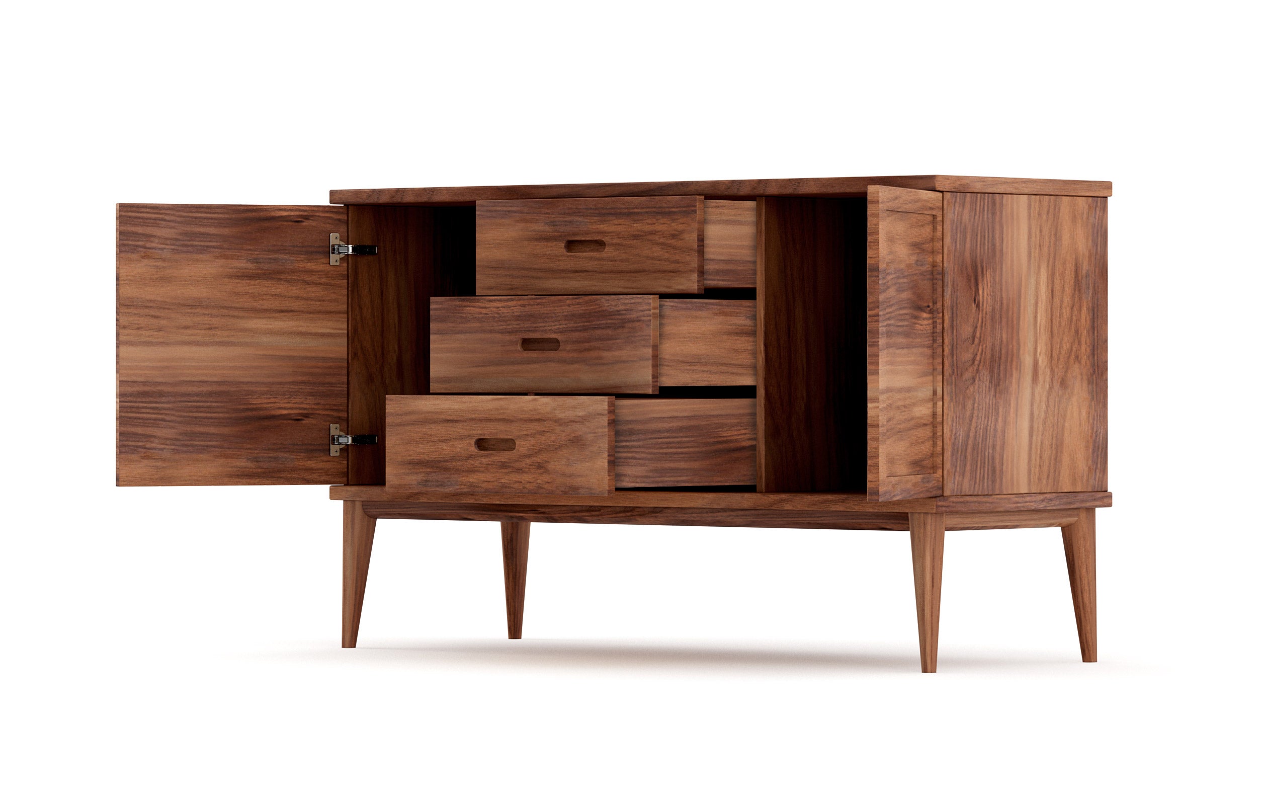 Real wood deals credenza