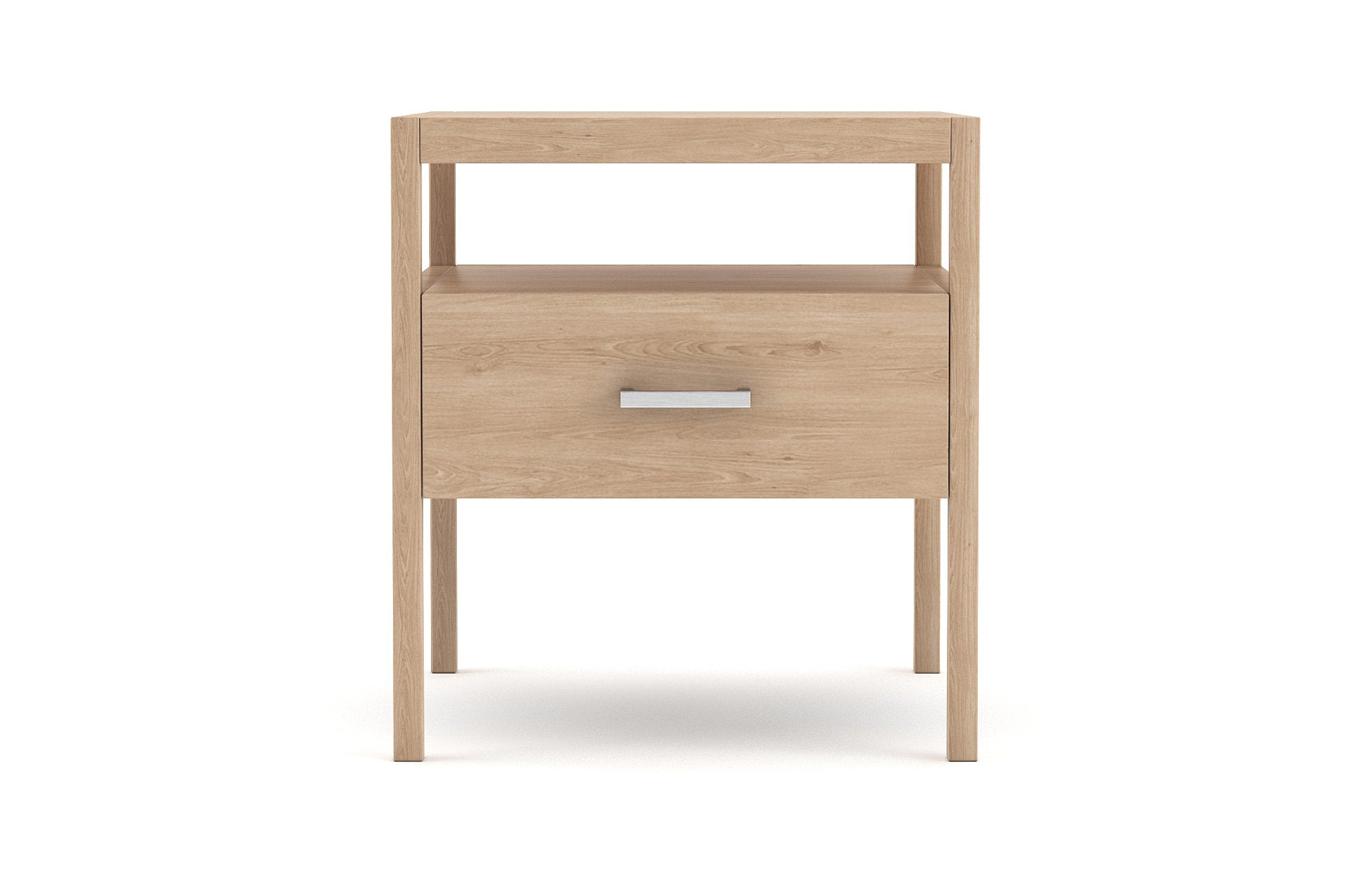 Palder Side Table With Brushed Pull in Maple